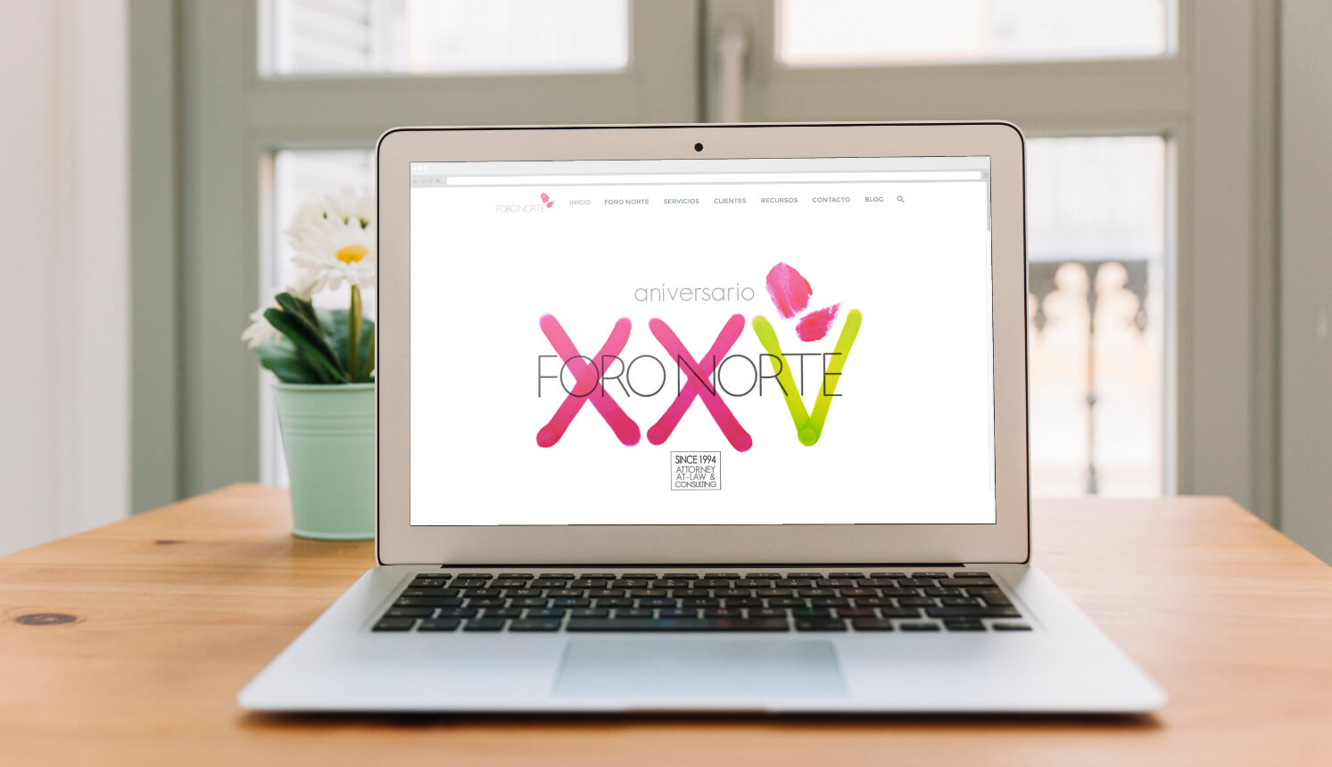 Página web realizada en WordPress para la Asesoría Foro Norte