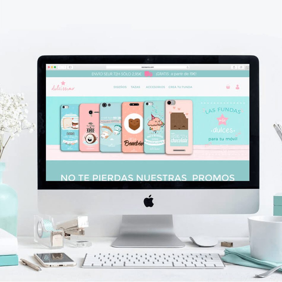 Sliders para web de venta de fundas de móvil